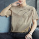 
3[32,000 people collect] Pure cotton short-sleeved T-shirt for men 2025 new half-sleeved T-shirt loose trend summer Z829 gray M [Suggested 90-115Jin[Jin equals 0.5 kg]]