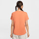 Nike NIKE spring and summer women's short-sleeved T-shirt, pure cotton, sports and casual, slim and slim DX7907-828 orange M