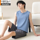 Pajamas pour hommes pour hommes Modal Coton d'été masculin 2025 Nouveau coton pur sans manches