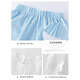 
Hanhan Xiang girls summer suit fashionable and fashionable 2025 new children's girls summer thin trousers skirt short sleeve two-piece set 9992 white + 15266 blue pants 160