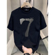 Chang Luzhus neuer Sommer kurzärmelig T-Shirt Herren trendige Herrenkleidung losen lässig bedruckt