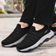 ADARK FITA RIGUIOSO Zapatos de ancianos para hombres en verano Anti-Slip Sode Sole Pedal Diabetes Gran tamaño Padres Amplios transpirables y constantes Lan 42 de Lan Deep 42