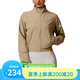 Tuolang American New Style Yoga Jacket Women's Autumn and Winter Sports Running and Cycling Clothing Long Sleeve Fitness Top Jacket Khaki S 90-100Jin Jin is equal to 0.5 kg