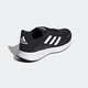 Adidas men's shoes for spring breathable cushioning light and comfortable black samurai walk training fitness sports shoes student running shoes JQ9716/black and white 44.5