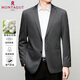 Mengtejiao Casual Anzug Herren Frühling und Sommer Neue Mulberry Seiden-Top-Business Thin Anzug Jacke Grau 6630 m 170 Empfohlen 100-115jin [Jin entspricht 0,5 kg]