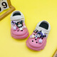 HUALIN Fashion Summer Nuevos zapatos de dibujos animados para niños y niñas Sandalias sin deslizamiento suave, color de gradiente en blanco y negro [kulomi de tapa de botella] [606 24-25