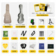 Fanxi Mic-Serie Mini Full Single Folk Gitarre Gegerbtes Gitarre Bright Nitro Farbe Advanced Performance Gitarre Mic-Mini 38 Zoll 00 Barrel Deep Sea Blau hell hell