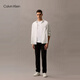 Calvin Kleinjeans25 Spring and Summer Men's Simple LETTER CASCOST CK Coton Pure Colon Round TricoT T-shirt à manches courtes 4RB835G YAA-MOONlight White M