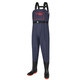 
Water pants half-body clothes rain belt rain shoes leather fork trousers catch fish whole body men one-piece reservoir water shoes thickened water pants front and back high letters black double knee pads - lightweight 43