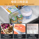 Haier refrigerator 659 liter four-door cross-fold double-door more than 600 liter new first-level energy-efficient and energy-saving air-cooled frost-free household large-capacity ultra-thin smart refrigerator [New 659] EPP ultra-clean system丨Three-speed temperature change丨Oxygen-resistant dry and wet storage