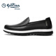 Goldlion Men's Shoes Shopping Mall Same Style Leather Shoes Light Cushioning Breathable Sleeve Business Casual Shoes G255410134AAB Black 41