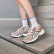 Japanese ASIS GEL-1090 couple casual shoes men and women sports casual comfortable retro trendy dad shoes Mi gray blue 1203a243-021 23 36 0MM