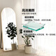 Sentai Bear Mirror Full-body Clothing Mirror Household Rounded Corner Fitting Mirror Arched Wall-Bedroom Ins Golden Rounded Corners-Backed Bracket-Exquisite Aluminum Frame 60*165CM Ultra Silver Mirror-Clear Imaging