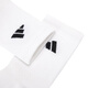 Chaussettes adidas chaussettes masculines chaussettes de sport pour femmes sportiels en atténuation d'humidité et transpiration de chaussettes décontractées de chaussettes à haut haut JC9272 Black and White Grey à trois paires L-4346