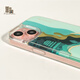魔赞经典系列 iPhone 15 iPhone 手机壳 手机壳 青绿-流沙苹果手机壳
