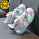 G.DUCKKIDS Ultraman Sandals for Boys Lighting in Summer New Children's Body Body Soft Sole Beach Shoes for Children with Small and Medium-slip 833 Gray Ultraman Sandals 21 Inner Length 13.5CM