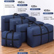 Quilt storage bag Oxford cloth extra large capacity waterproof student luggage bag moving extra large reinforced navy blue-230110*60*35c