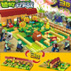 LEGO Plants vs. Zombie Assembly Building Blocks Battle Battle Maze Set Boys Toys [687+ Simple atuendo] Zombie Crazy Backyard