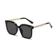
GOGOSOON new sunglasses for women with high-end ins internet celebrity polarized sun protection sunglasses large frame round face slimming glasses men's