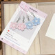 Romantic Jelly Sakura Mobile Chain Cute Girl Heart Gentle Translucent Flower Pendant Couple Best Friends School Bag Accessories 1 [Pink] + 1 [Blue]