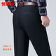 
Hengyuanxiang trousers men's 2025 summer thin new style business casual non-scalding anti-wrinkle straight loose trousers folded men's pants 9900-6 medium gray [no fold] 30 size waist circumference 77 cm