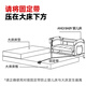 Angi Cuna de bebé Bed Cuna de empalme móvil Cuna de cama multifuncional Moldura plegable Cama recién nacida Camensor para niños Modelo Estándar Modelo + Almacenamiento + Correa fija + Cuna de viajes Cuna de empalme Red
