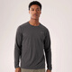 Archaeoptera Bird (Arc'teryx) [INCLUSIVADO DE IMPUESTOS] Archaeoptera Bird/Arcteryx Cormac50 masculino+protector solar transpirable camiseta de manga larga de secado rápido x9719 gris negro brezo negro Sather s