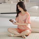 
Modal pajamas for women in summer pure cotton shorts shorts thin summer cute and sweet can be worn outside home clothing set Z9855 [main picture] XL [recommended 120-140Jin [Jin equals 0.5 kg] wear]