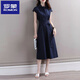 Romon-Kleid 2025 Neuer Stil von Taille und Bauch, damit Sie schlank und modisch aussehen lassen, berühmtes Temperament Französisches Design einfach