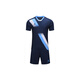 Kelme imprimible contrasting color skin friendly breathable top de moda antipilling sencillo sencillo entrenamiento de fútbol de entrenamiento de carreras al aire libre [conexión de gradiente truncado] m
