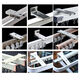 Curtain track snaps [3899 people praised] Installation code accessories bracket fixing clip old-style side-mounted top rod straight rail curved rail single straight rail + mantle rail side-mounted bracket (spring snap type) 10 pieces