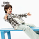 Little MO&Co.little moco children's clothing 25 summer new style for boys and girls pure cotton plaid long-sleeved shirt shirt jacket parent-child clothing multi-color plaid 120 120/60