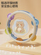 Coole Qirui Babyspielzeug über 6 Monate alte Handpattrommel Beat Beat der Kinder-Trommel Beat Early Education Bildung Baby Tamburin Handpett Drum Beat [Blau]