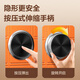 得力（deli）AE692-Z/691-Z/690-Z指纹密码保管箱 (橙色)家用办公商用 多规格 AE691-Z指纹密码保管箱H600 橙