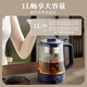 Midea health kettle, tea kettle, tea 1L retro spray steam tea kettle, small office kettle, tea kettle, water all-in-one electric kettle, floral tea kettle, tea steamer, best value for money + long-lasting heat preservation ZCS01 1L