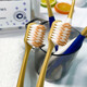 Sams erwachsene weiche Borstenbolembürste Hausdekoration Haushaltsgummischutz kleiner breiter Kopf Sams Zahnbürste 1 Box (Gesamt) 6 Teile