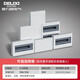 Delixi Electrical Distribution Box PZ30v Home Indoor Lighting Power Box Exposed and Concealed Power Box Upgraded 6 Circuits Transparent Door Surface Installed