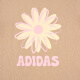 Adidas Femme Summer Souffer et confortable Sports décontractés extérieurs Pur Coton T-shirt à manches courtes KE6196 Couleur de sable chaud 2xl