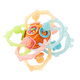 WINSLEO German brand hand ball baby teether molar stick baby chew toy anti-eating hand bite artifact Manhattan teether rattle toy three-in-one Manhattan orange