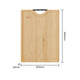 Rongshida Ping replaces bamboo cutting board cutting board and chopping board for household sink panel thickened bamboo cutting board to prevent overflowing process Bamboo cutting board [40*30*1.8cm] 5012