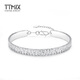 TTMIX platinum bracelet pt950 platinum bracelet platinum bracelet fashionable high-end platinum bracelet for girlfriend 13.5-13.7g