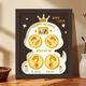 Shantoulin Village Year of Snake Baby Hand and Footprint Photo Frame Souvenir Baby Fetal Umbilical Cord Collection Full Moon Hundred Days Newborn Hand and Footprints B12-inch White Frame Foreground Sijin Hollow White +