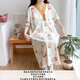 
Short-sleeved pregnant women pajamas dress for summer for childbirth with chest pad loose large size prenatal check-up clothes for pregnancy wear home clothes ISY-16820# short-sleeved skirt with chest pad L size (recommended weight 90-120 Jin [Jin equals 0.5 kg])