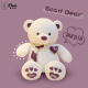 Ai shang bear 61 Día del día del niño Girl Fagly Plush Big Bear Bear Doll Doll Doll Student Day Girl