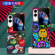 Xiao Jiejiang chose Nubia flip2 mobile phone case Nubia Flip2 mobile phone case Nubia leather pattern painted new NX724J folding screen anti-fall European and American puzzle TY-Trademark collection Nubia Flip2 [Leather pattern large hole]
