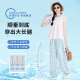 优优1点（Yoyo one）女童套装春夏季2025新款洋气儿童娃娃衫阔腿裤两件套森系大童夏装 9992白色15286紫色 130 130cm