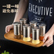 美厨（MAXCOOK）撒料瓶调料盐罐304不锈钢+玻璃 烧烤牛排撒孜然粉调味瓶子家用4个 120ml*2只装 MCTC1365