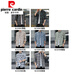 Pierre Cardin American Retro Plaid Langarmes Hemd für Männer und Frauen Frühling und Herbst 2025 Neues lose koreanische Arbeitshemd Jacke Trend K12301 Black + K12108 White M