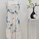 Pinji 25 años NUEVO TIE-DYE Vestido Yunnan Dali Planta de estilo étnico ISatis Raíz Handmade Blue Longy Long Color mixto Color mixto 34 826 Falda de longitud media Se puede usar como referencia de acuerdo con la tabla de tamaño