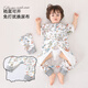 Baby friend infant sleeping bag baby pajamas spring and autumn thin children's front 4 back 2 gauze sleeping bag air-conditioned room anti-kicking quilt 80 yards